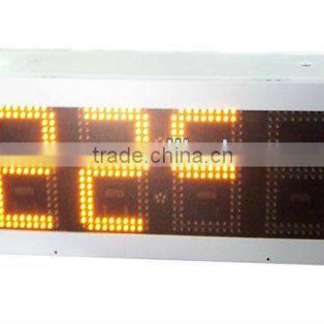 red lighting led time and temperature signs board indoor use