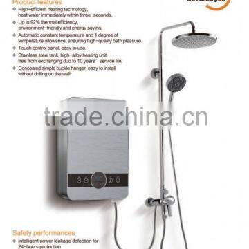 Whole house portable UL standard tankless electric water heater for shower