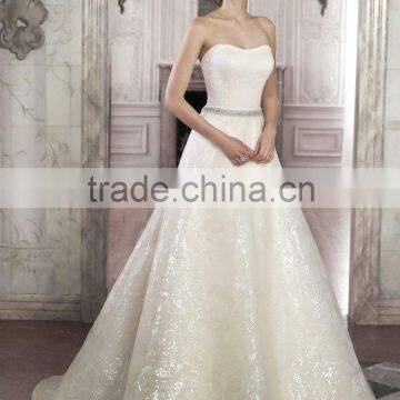 (MY2604) MARRY YOU China Custom Made Bling Sweetheart Dress Pictures of Last Gowns Designs