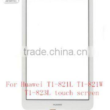 White Touch Screen Digitizer Glass Lens For Huawei T1-821L T1-821W T1-823L + Free