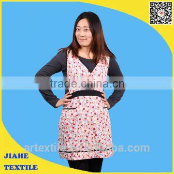 Fashion Long Bib Apron With Wide Bowknot Neck Band photo-6
