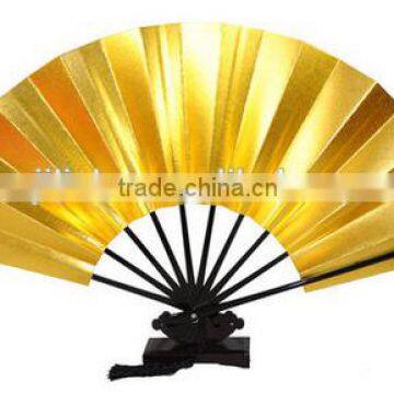 10 ribs Hot promotion paper bamboo fan with