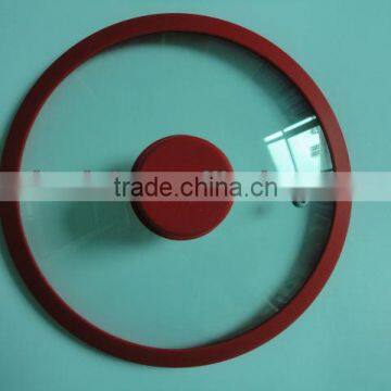 tempered glass silicone lid