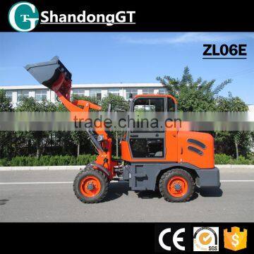 0.6T wheel loader ZL06E mini loader wheel loader