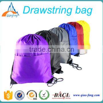 Hot Wholesale Customized promotional nylon drawstring bag