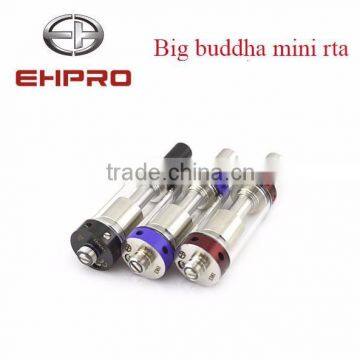 2015 EHpro Big Buddha mini atomizer, original EHpro Big Buddha mini, EHpro authentic Big Buddha mini RTA 18mm glass 2.5ml tank