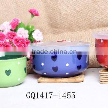 Eco-friendly Colorful Ceramic Bowl Hot Sale Ceramic Fresh Bowl for Bulk