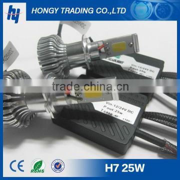 25w h4/h7/9005/9006 1800lm car led headlight