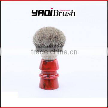 red resin handle 22mm badger knot shaving brush