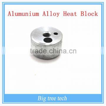 Wholesale 3d printer parts/accessory delta kossel rostock aluminum alloy heat block M6 threaded nozzle