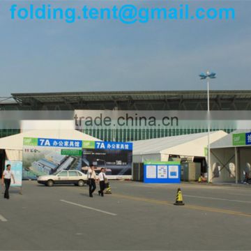 big tent used for warehouse and factory workshop carpet parking tent