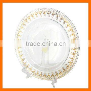 Hand blown glass plate ,decorative glass plate, wholesale