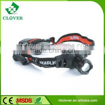 Aluminum Alloy High Power Zoom Cree Xml t6 Led Headlamp Rechargeable photo-4