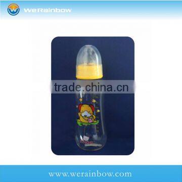 Hot sale clear plastic baby feeding bottle