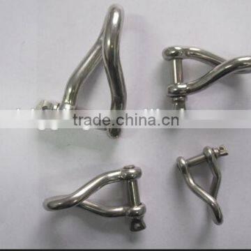 Stainless Steel Twisted Shackle