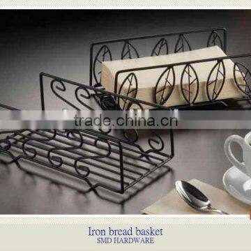 Wrought iron napkin baskets