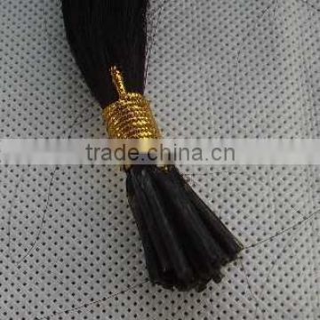 pre-boded human hair extension/nail hair extension/nail-tip human hair /stick hair/keratin human hair extension