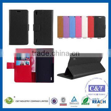 C&T Fashion New Product Customized Flip Case for Huawei p7 photo-2