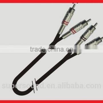 2xRCA male to 2xRCA male dual audio cables