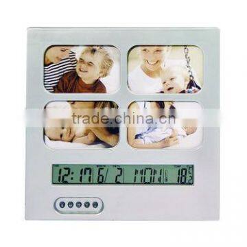 LCD CLOCK,Photo frame clock,Calendar clock,Alarm clock,Snooze,Temperature clock.