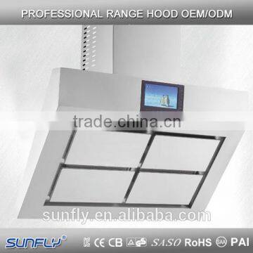 Side-draft kitchen Cooker Hood with digital display