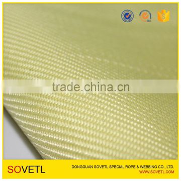 Twill style kevlar knitted fabric