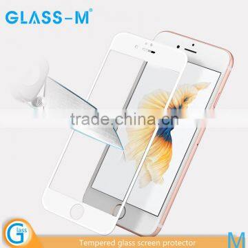 GLASS-M 3D Curved Tempered Glass Cell Phone Protector Film for iPhone 6s