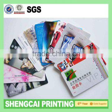 Hair member high quality plastic card