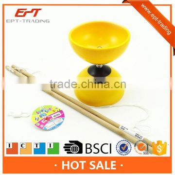 Hot sale educational children toy game wooden toy diabolo