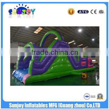 SUNJOY 2016 new designed inflatable obstacle courses, inflatable obstacle course equipment, obstacle toy for sale