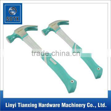 good quality of plastic handle claw hammer 250g -023