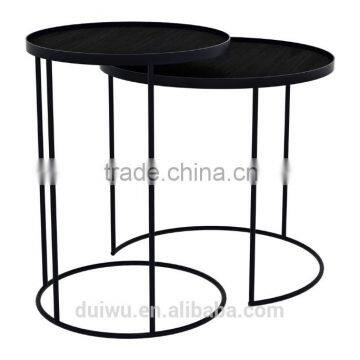 Factory Hot Selling Cheap Modern Living Room Side Table With Metal