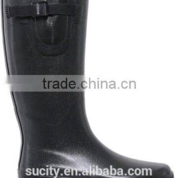 2016 New Style Matte Gusset Waterproof Rubber Rain Boots