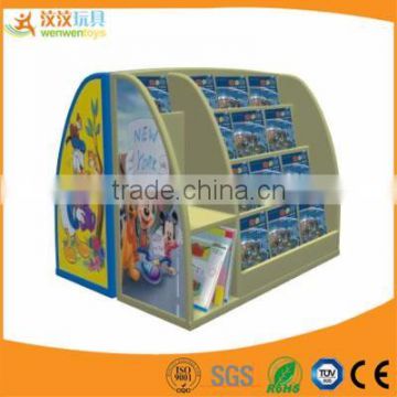 2016 new design children book shelf wooden