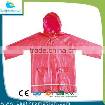 Plastic rubber Pvc raincoat poncho made in China