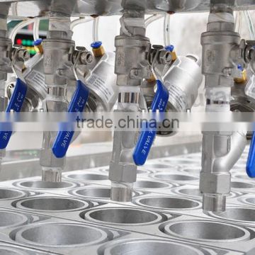 Stainless steel juice cup filling and sealing machine