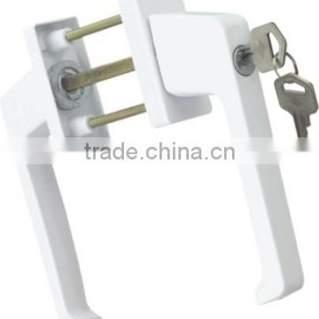 90110524* Zinc alloy pair of handles with lock (For PVC doors and windows)