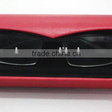 Newest Design PU Leather Glasses Pouch for Reading Glasses, Sunglasses