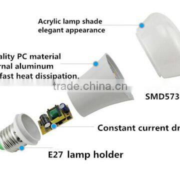E27 E26 B22 E14 Gu10 Nature White/white/warm White Led Bulb Manufacturing Plant With CE ROHS