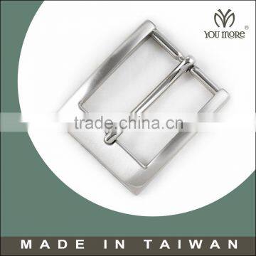 Man popular design logo alloy square plate belt buckle wholesale