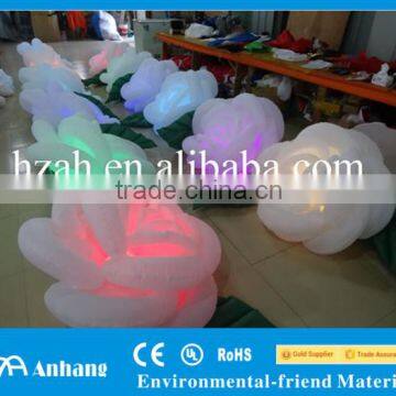 Light Inflatable Rose Flower Inflatable Flower Video