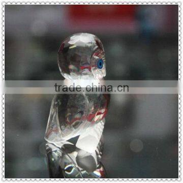Clear Cheap Lovely Owl Crystal Decoration For BirthdayDay Gifts photo-2