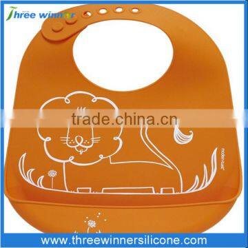 FDA custom baby bib eco friendly silicone baby bib