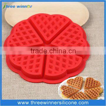 satisfying service food grade waffle silicone cake mold