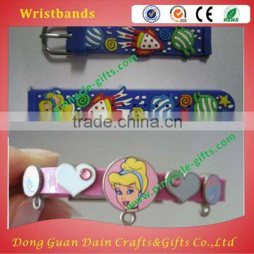 Custom Logo Promotion Gift Adjustable Silicon Wristband, Silicon Bracelet