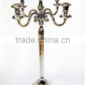 Faceted wedding decorative candelabra