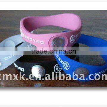 power silicone band bracelet balance