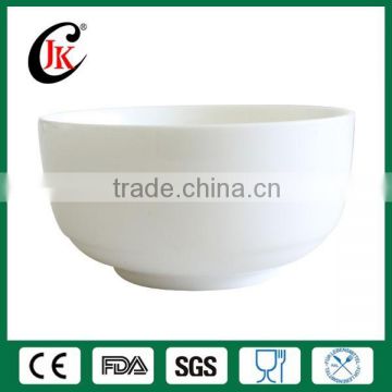 Wholesale restaurant dinnerware set porcelain salad bowl white soup bowl with custom logo