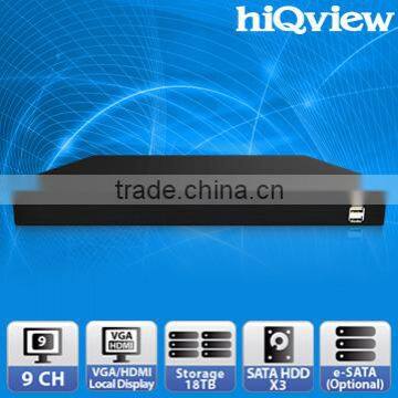 HIQ-3309 Local Display 9 Channel Network Video Recorder