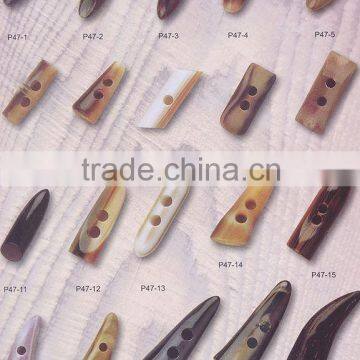 Horn Toggles/wholesale Fashion Design Horn Coat/toggle Horn Buttons for Sale photo-3